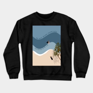 Waves of life Crewneck Sweatshirt